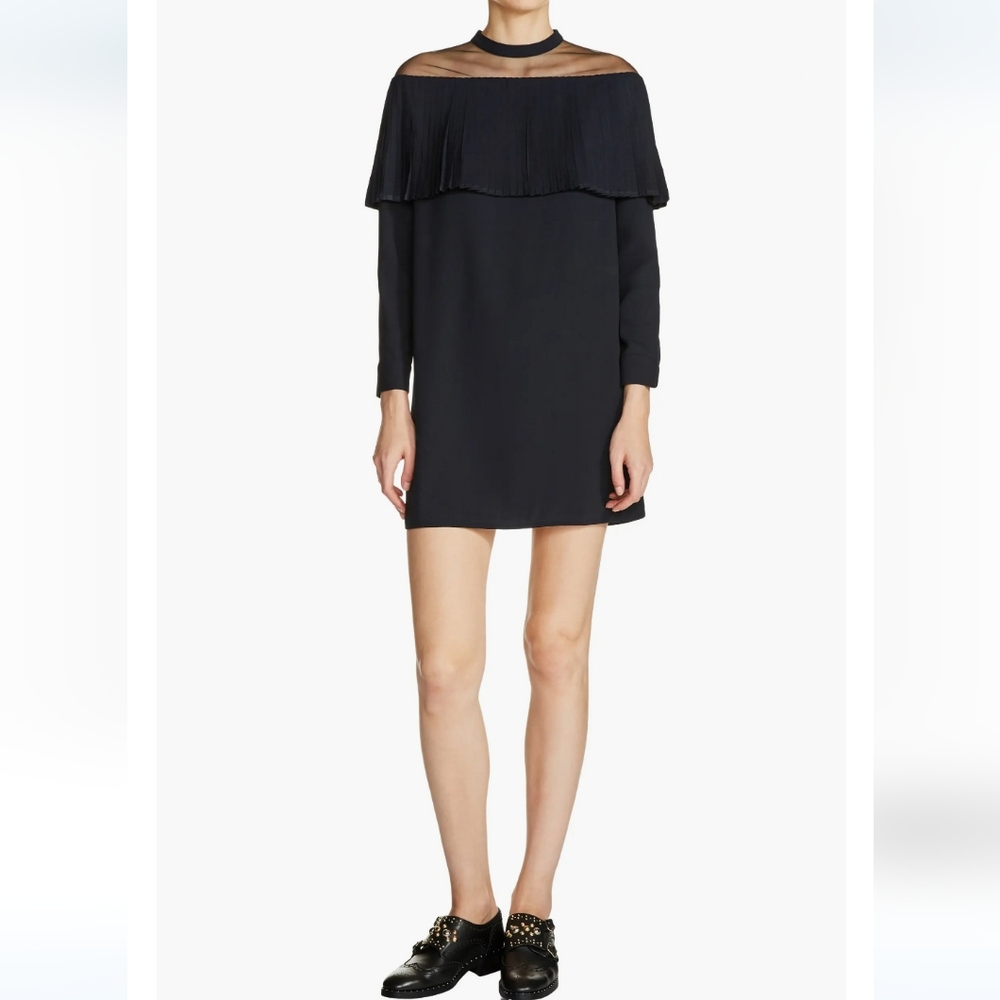 Maje Remia Flounce Dress